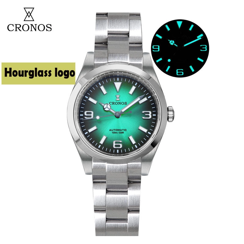 ★Weekly Deal★Cronos 36mm PT5000 Automatic Men Watch L6032