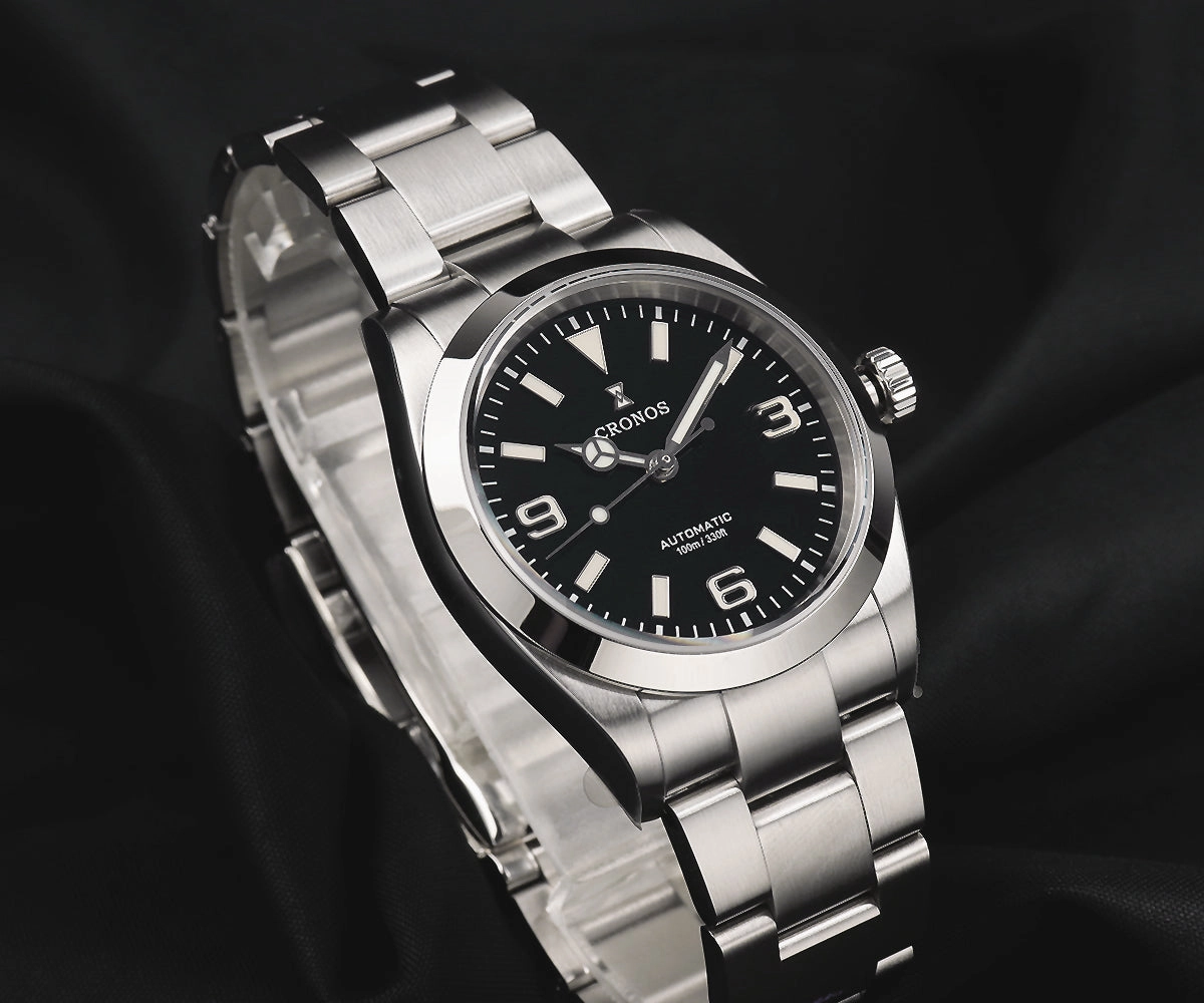 ★Weekly Deal★Cronos 36mm PT5000 Automatic Men Watch L6032