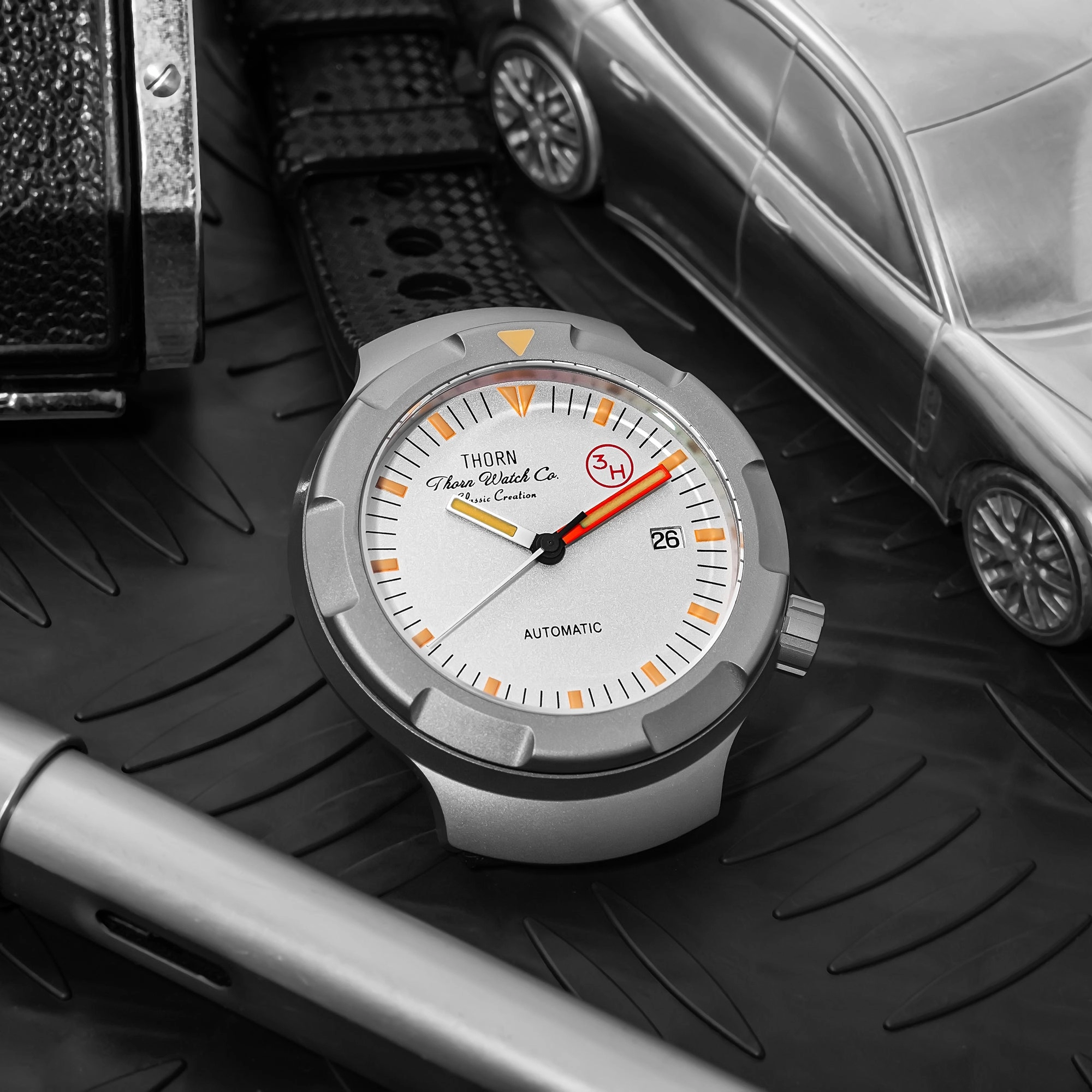 ★Weekly Deals★Thorn T011 Titanium Vintage Men Watch