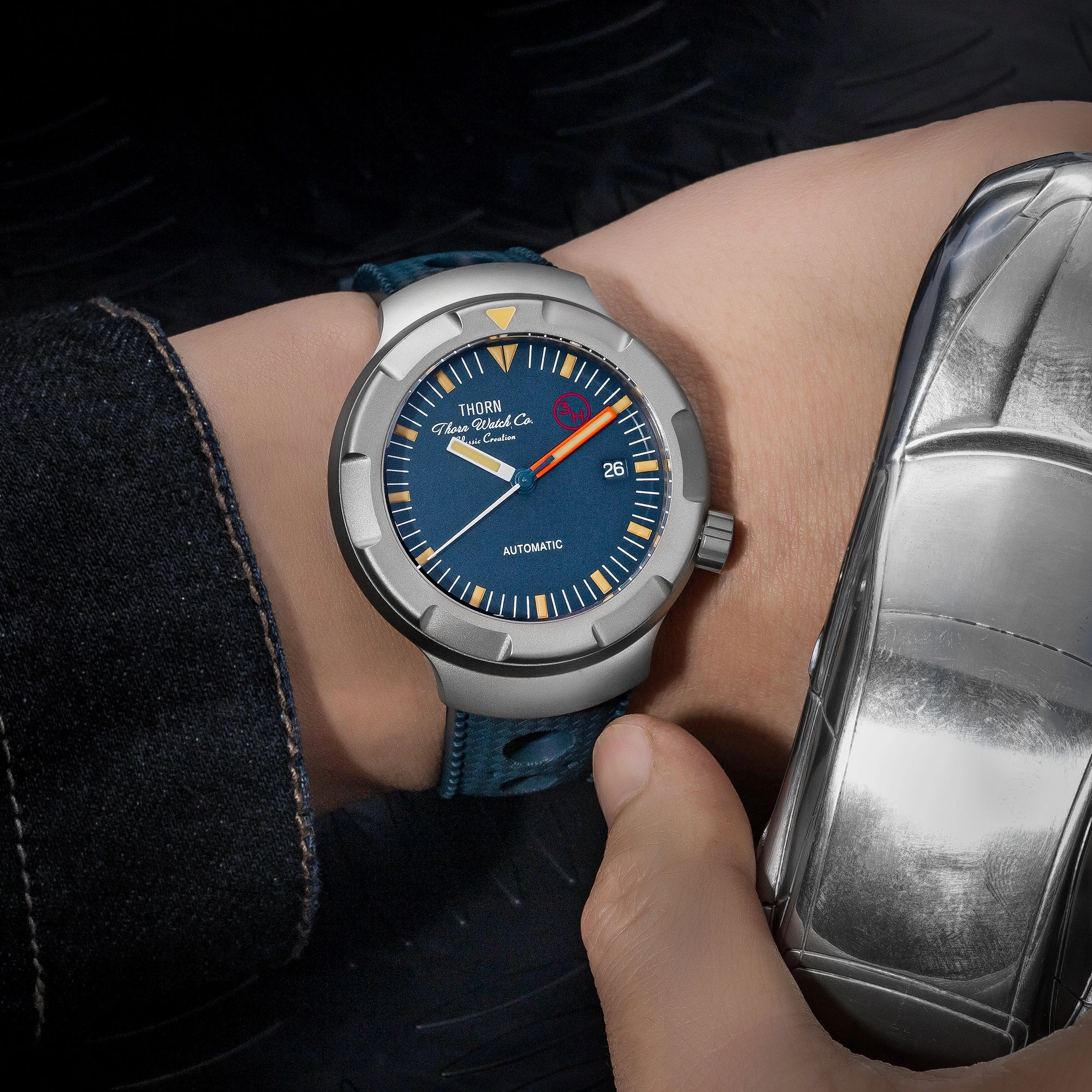 ★Weekly Deals★Thorn T011 Titanium Vintage Men Watch