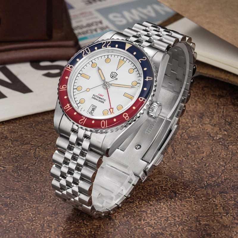 ★Weekly Deals★Watchdives WD6542 38mm GMT Men Watch