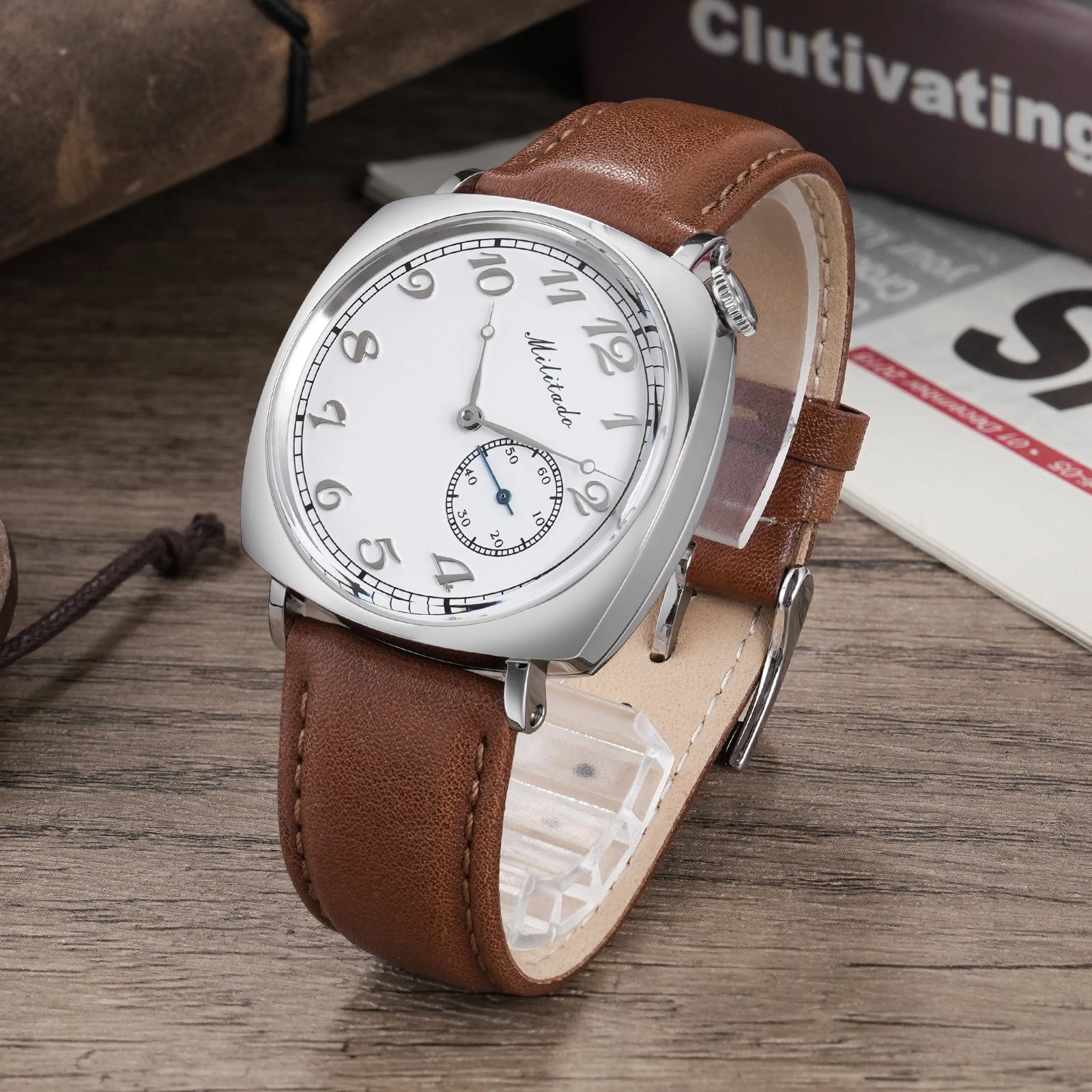 ★WeeklyDeals★Militado 1921 36mm ST1701 Mechanical Watch