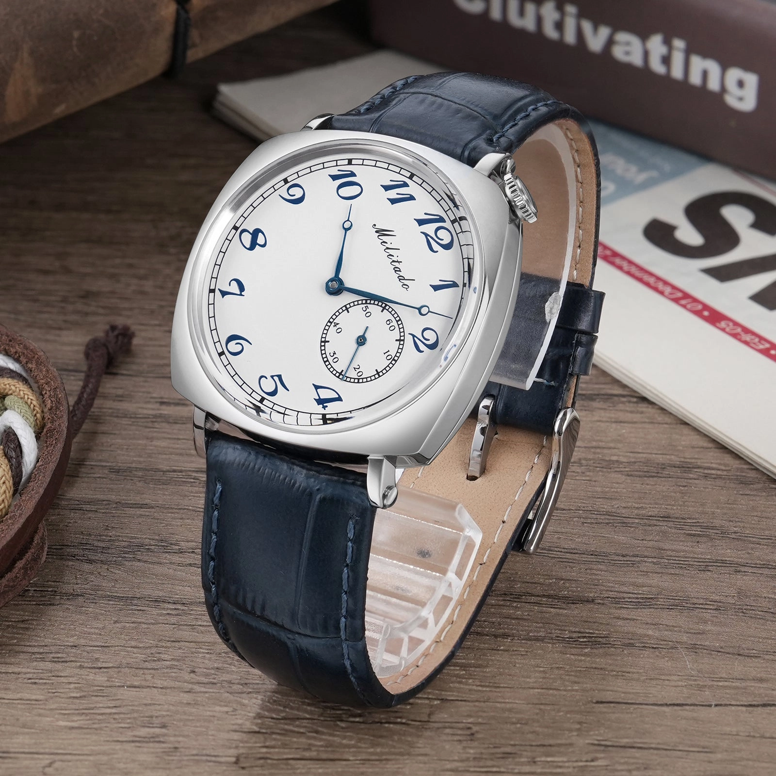★WeeklyDeals★Militado 1921 36mm ST1701 Mechanical Watch