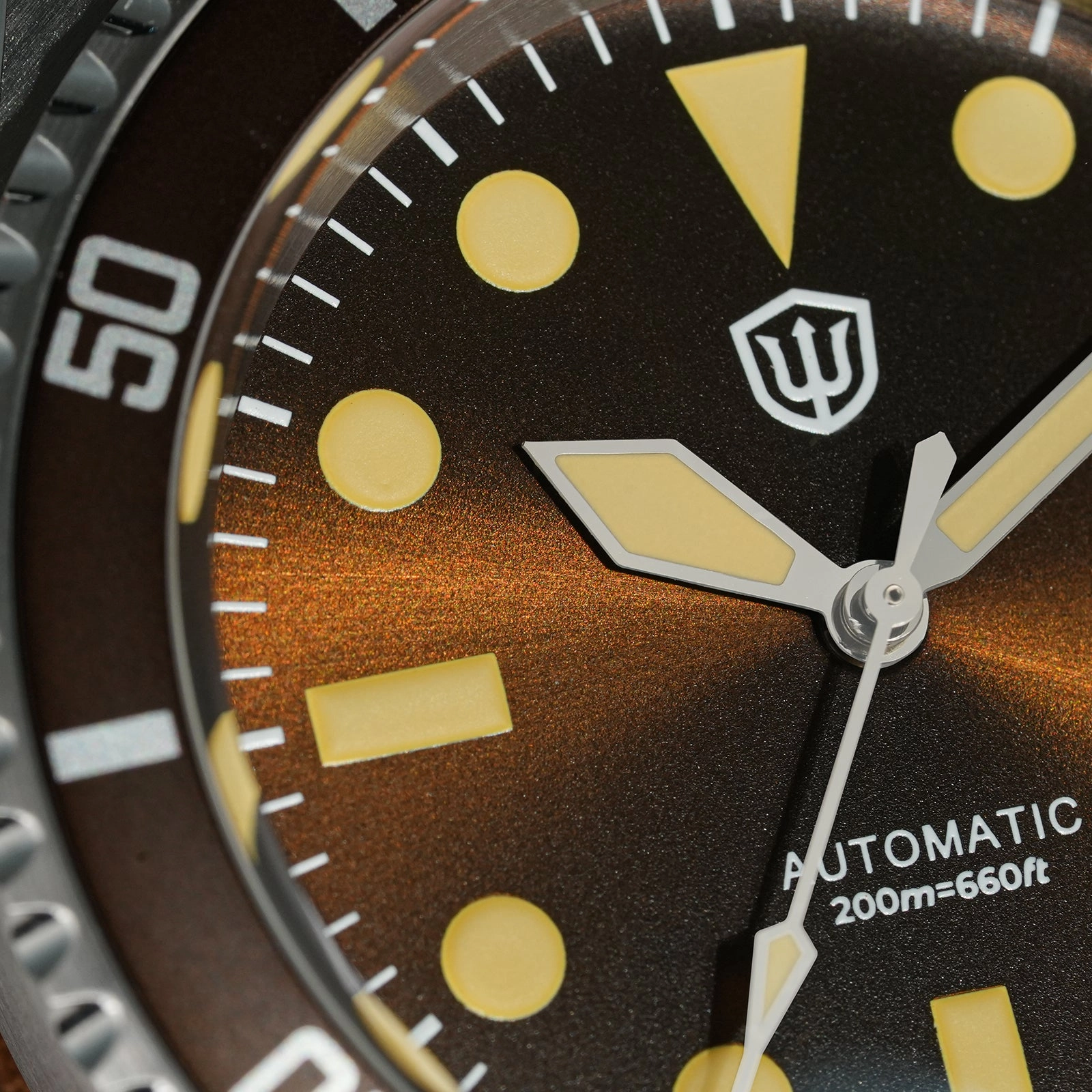 ★WeeklyDeals★Watchdives WD5513 38mm Vintage Sub Dive Watch