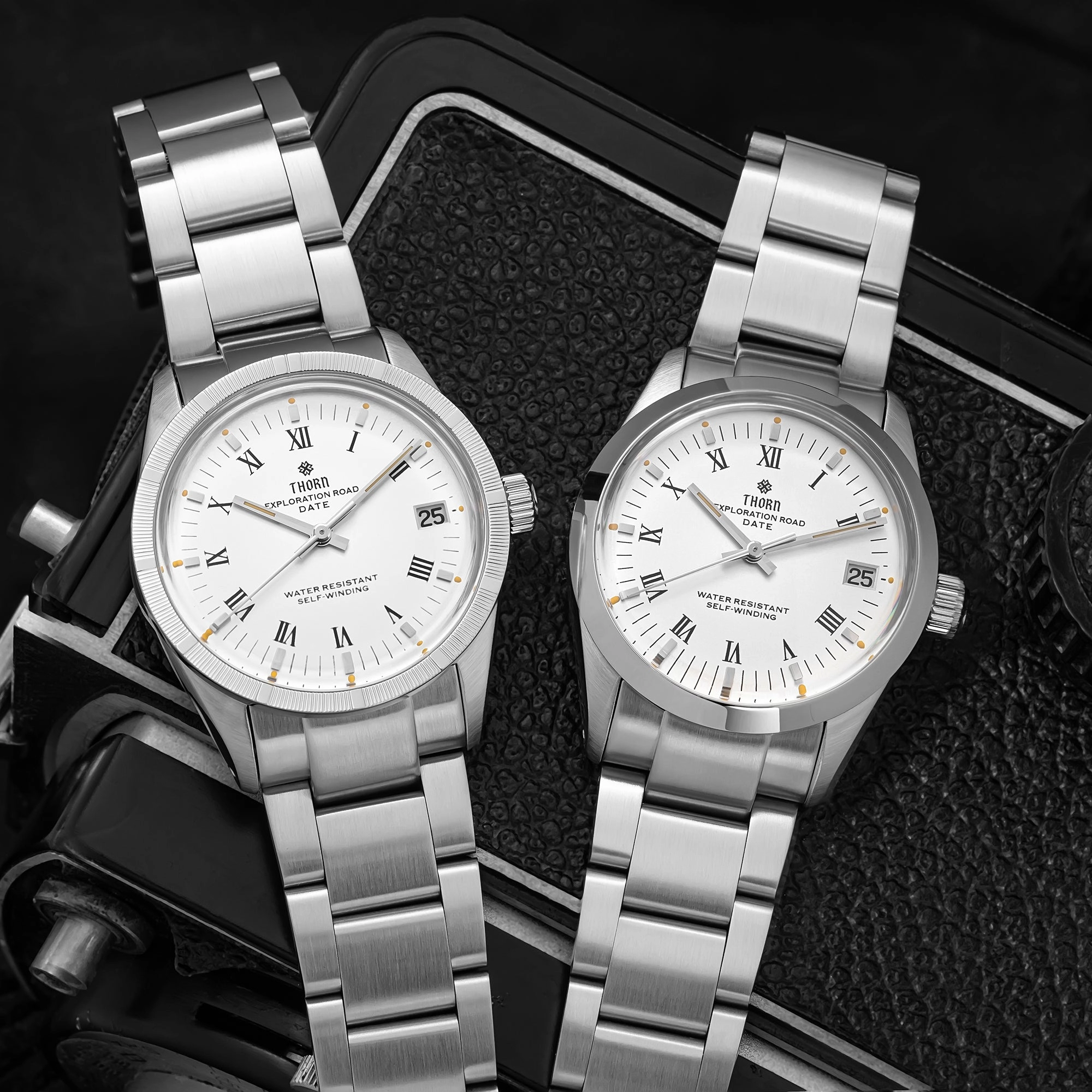 ★WeeklyDeal★Thorn 34mm PT5000 Retro Mechanical Watch T004