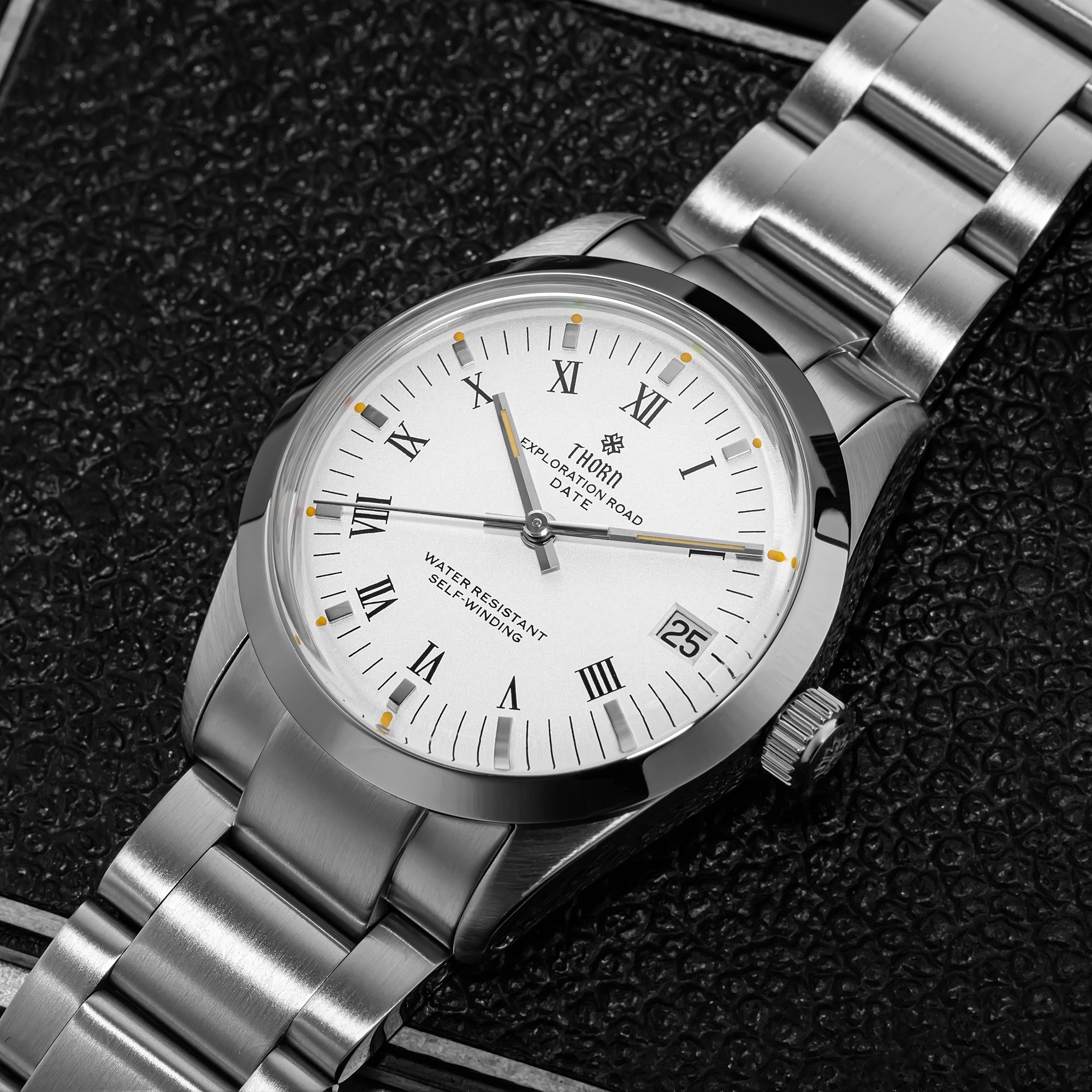 ★WeeklyDeal★Thorn 34mm PT5000 Retro Mechanical Watch T004