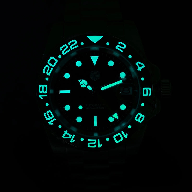 ★WeeklyDeal★Watchdives WD16760 NH34 Sub GMT Watch