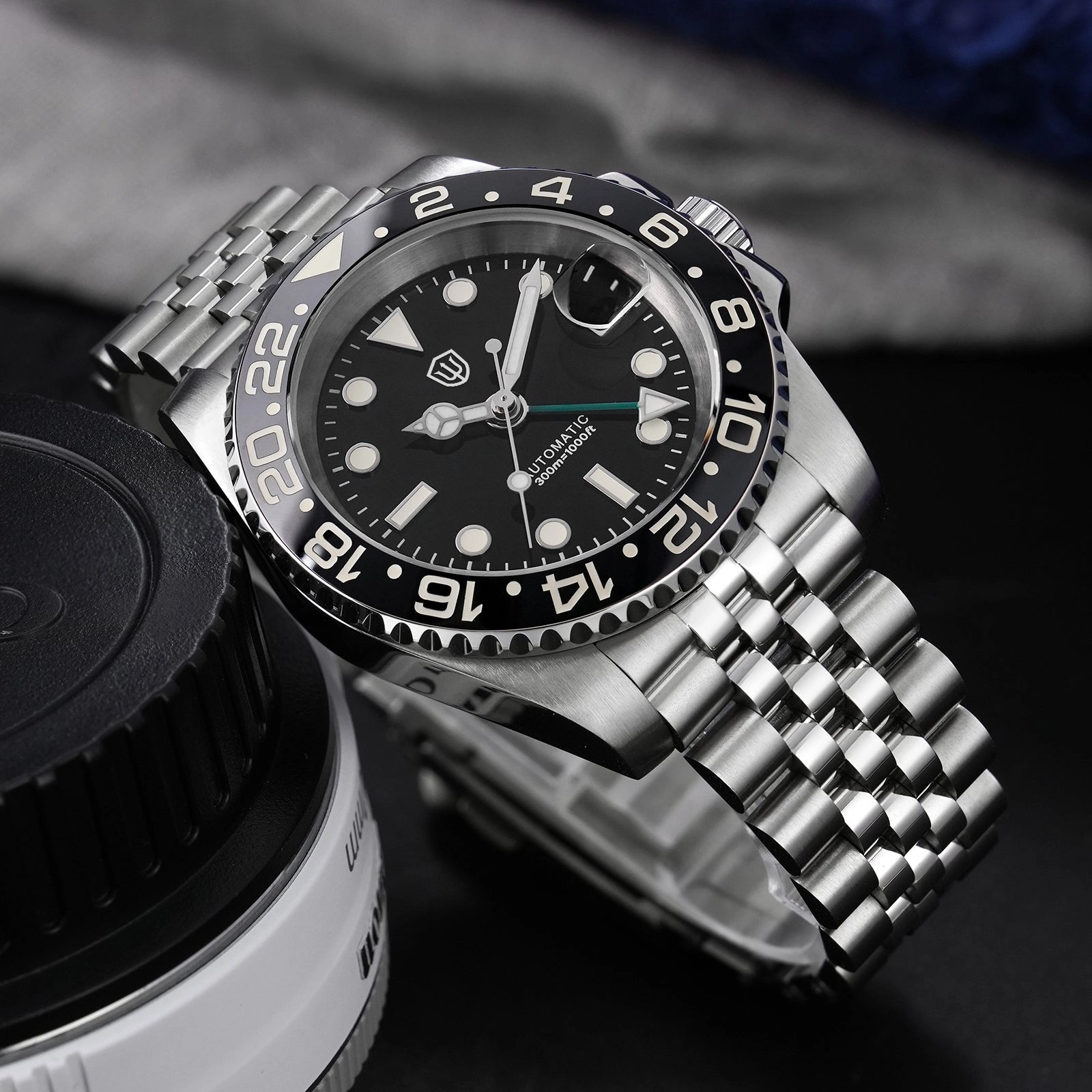 ★WeeklyDeal★Watchdives WD16760 NH34 Sub GMT Watch