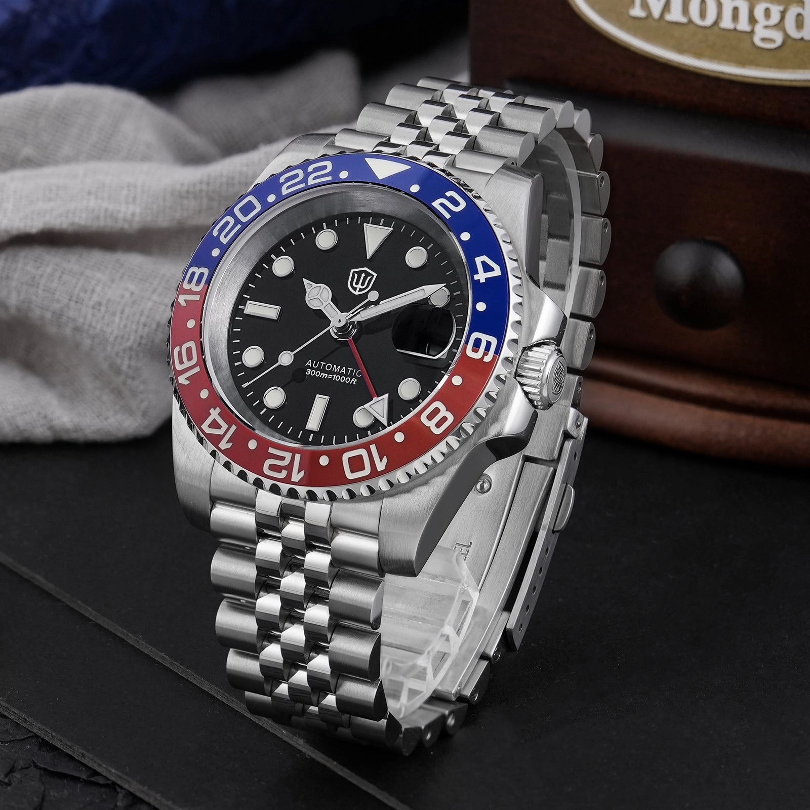 ★WeeklyDeal★Watchdives WD16760 NH34 Sub GMT Watch