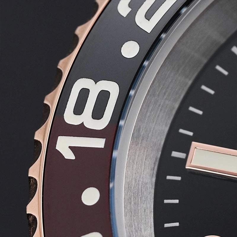 ★WeeklyDeal★Watchdives WD16760 NH34 Sub GMT Watch