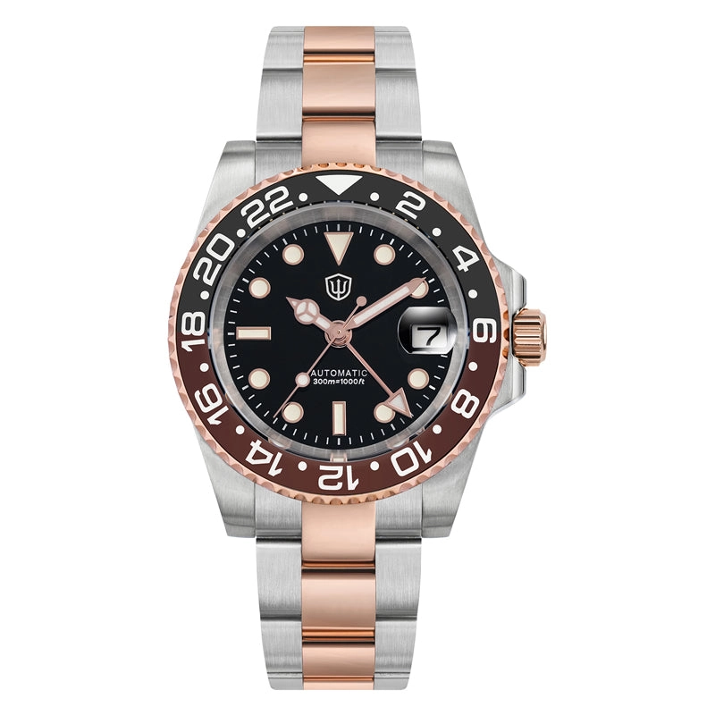 ★WeeklyDeal★Watchdives WD16760 NH34 Sub GMT Watch