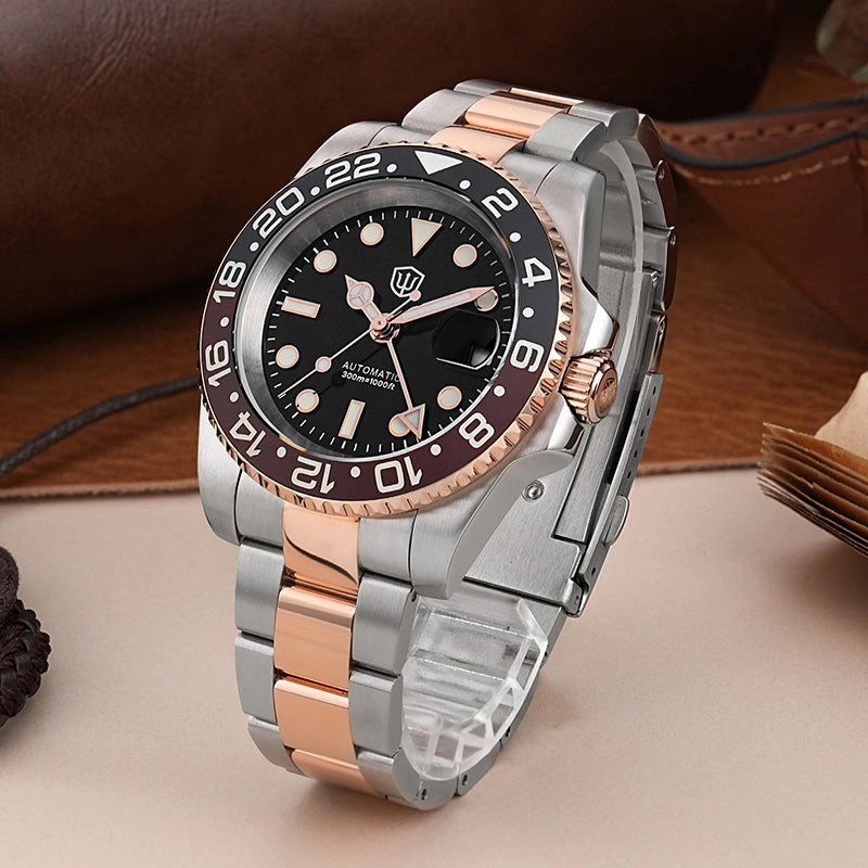★WeeklyDeal★Watchdives WD16760 NH34 Sub GMT Watch