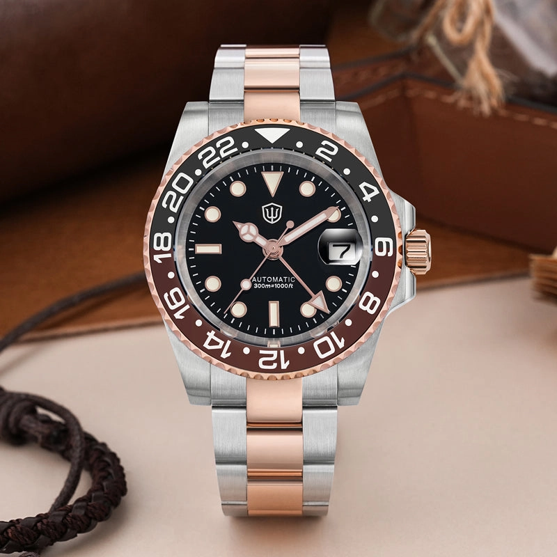 ★WeeklyDeal★Watchdives WD16760 NH34 Sub GMT Watch