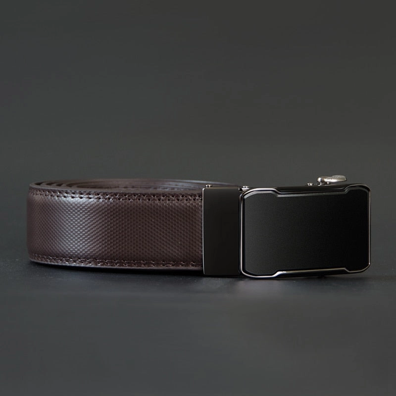 West Louis™ Automatic Buckle Cowhide Male Belt