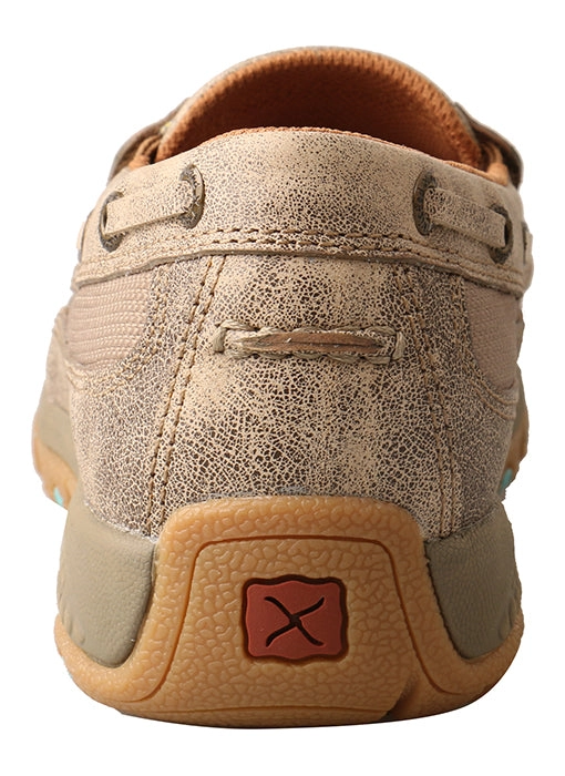 Women's Twisted X Boat Shoe Driving Moc with CellStretch #WXC0008-C